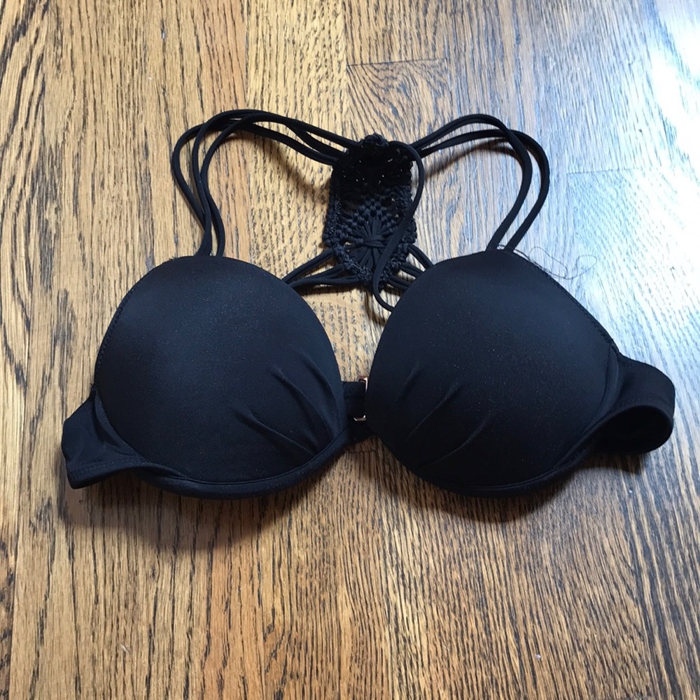 Black bikini top